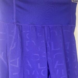 Adidas Activewear soft stretchy blue athletic workout leggings pant; Size XS